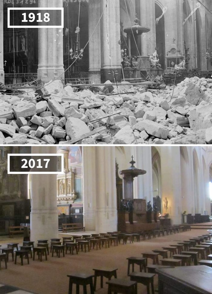 Церковь Сен-Жерве-Сен-Проте, Париж, Франция, 1918 - 2017