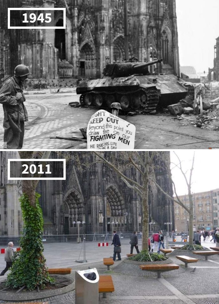 Кельнский собор, Германия, 1945 - 2011