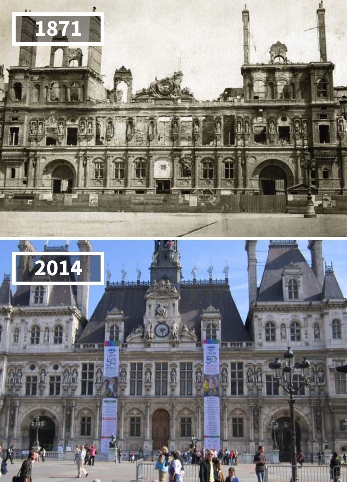 Мэрия Парижа, Франция, 1871 - 2014
