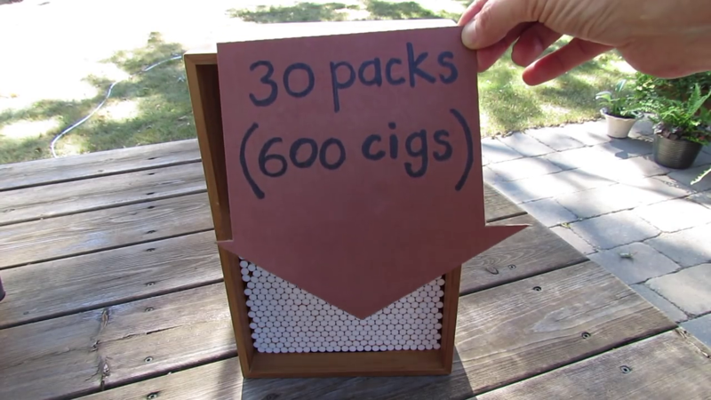 Эксперимент! Что делают с нашим организмом 30 пачек сигарет?