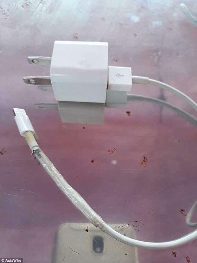 Школьницу убил кабель зарядки Iphone