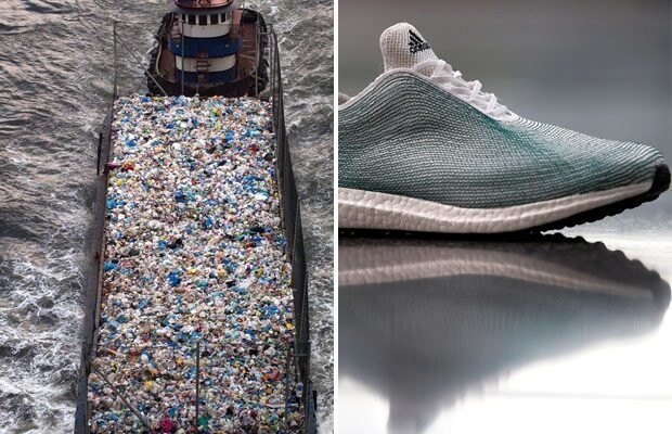 Материалы для производства кроссовок Adidas нашли в глубинах океана.
