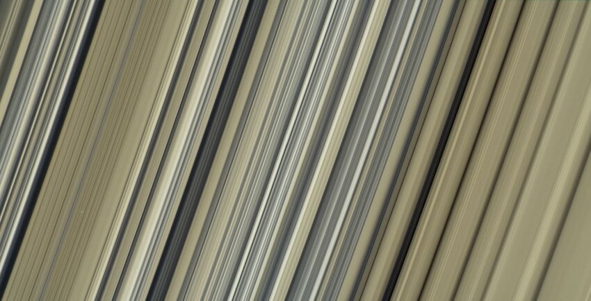 Знаменитые кольца Сатурна вблизи