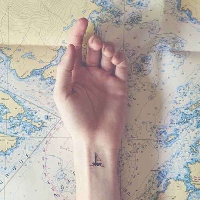 50 творческих татуировок для настоящих любителей путешествий