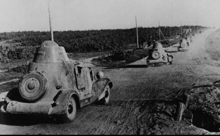 Советские лёгкие бронеавтомобили.
