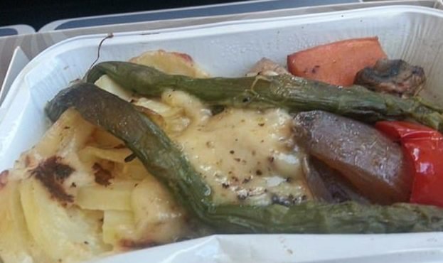 Эти блюда, поданные в самолете, отбивают аппетит надолго!