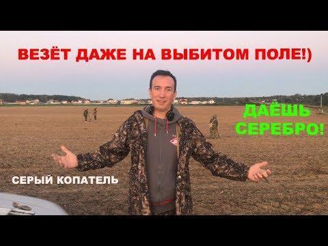 В поисках золота! Везёт даже на выбитом поле! 