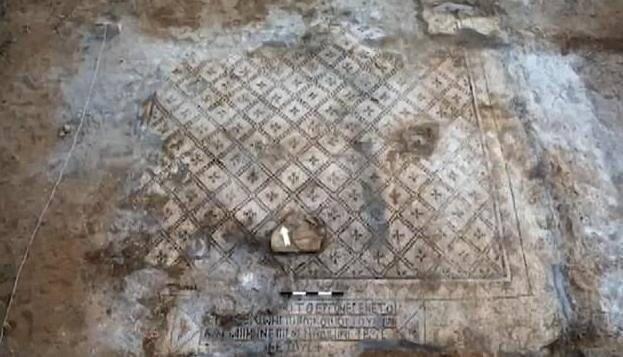 В древнем монастыре найдена мозаика, которой 1500 лет
