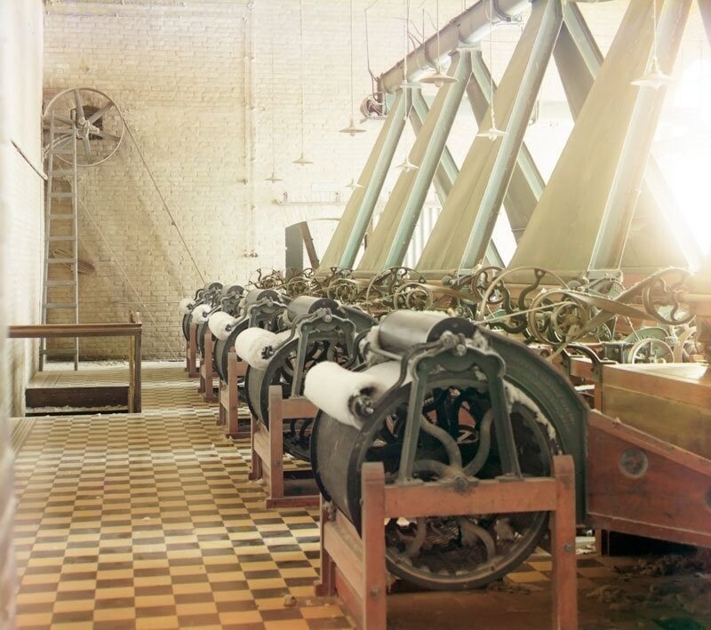 Текстильная фабрика по переработке хлопка в Байрам-Али, 1911 год