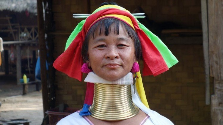 3. Женщины племени падаунг (Мьянма и Северный Таиланд)