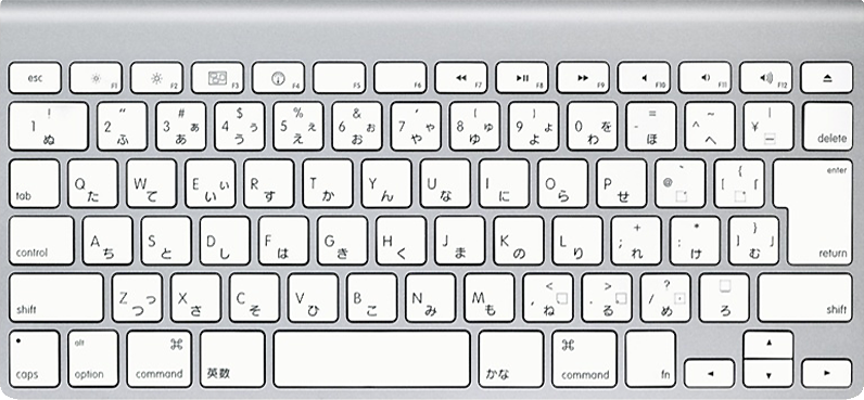 Японская клавиатура (Hiragana) (MC184J/B)