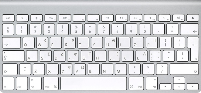 Греческая клавиатура (MC184GR/B)