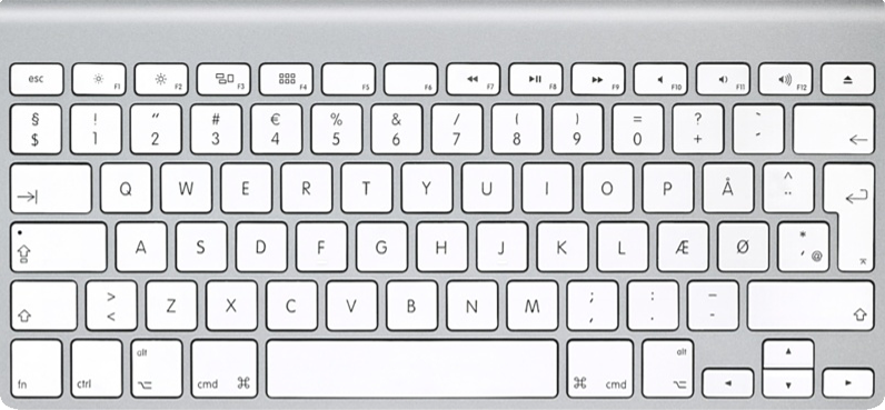 Датская клавиатура (MC184DK/B)