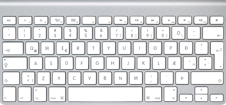 Исландская клавиатура (MC184IS/Б)
