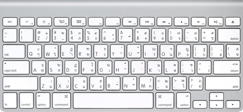 Тайская клавиатура (MC184TH/B)