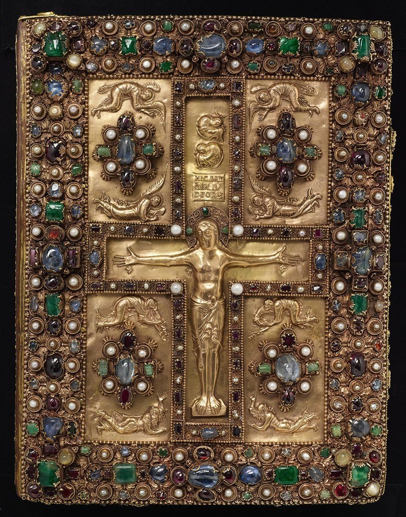 Передняя обложка, Линдау Евангелия , ок. 875