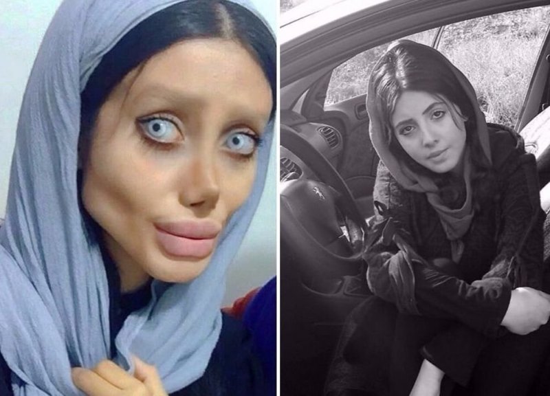 Как на самом деле выглядит "иранская Джоли", чьи фото шокировали интернет