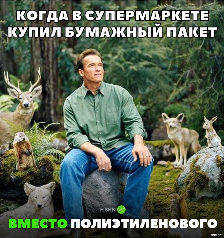 И выкинул его в полиэтиленовом пакете.