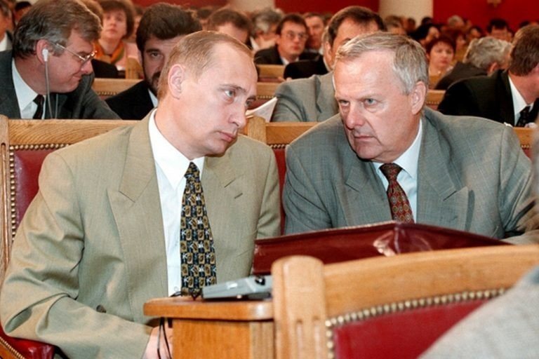 В. Путин и А. Собчак.