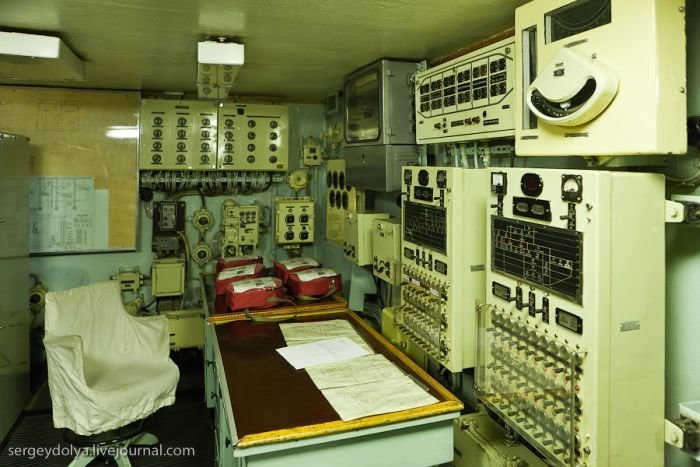 Внутренний интерьер первого атомного ледокола Ленин