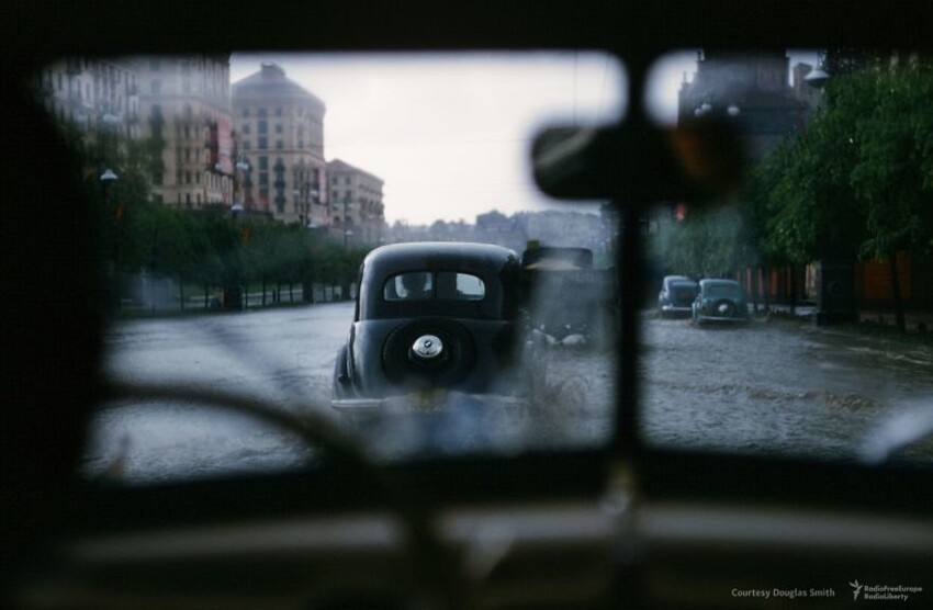 Затопленные из-за летних дождей улицы Киева