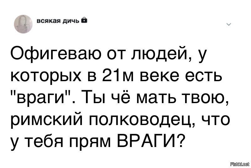 Какие враги?