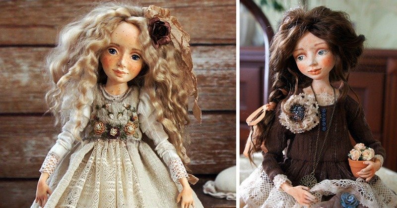 Бухгалтер создаёт уникальных винтажных кукол