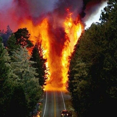 11. Пожары в городах США больше похожи на иллюстрации к треку AC/DC - Highway To Hell