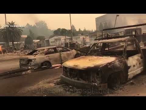 Страшные пожары бушуют в США 