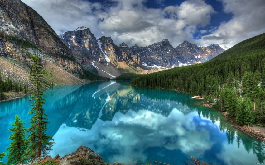 озеро Альберта, Канада