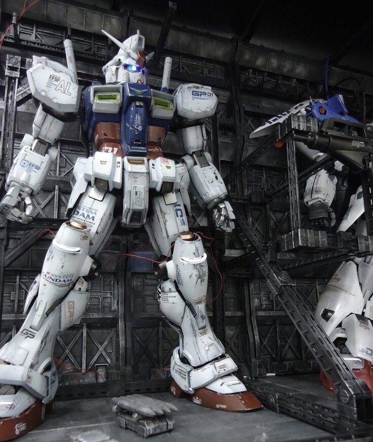 Сборные модели мехов Gundam #2 Диорамы