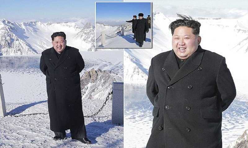 Ким Чен Ын посмеялся над западным миром со священной горы