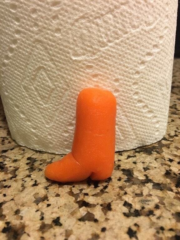 Морковка - сапог