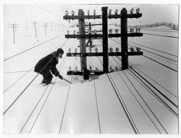 Зима в Сибири, 1960г. ))))
