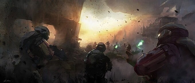 Арт концепции оружия будущего