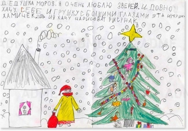 Самые милые и смешные письма детей Деду Морозу
