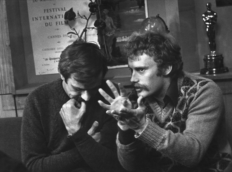 «Разговор по душам. Н. Михалков и Д. Ольбрыхский». 1970 год. Фото: Галина Кмит.