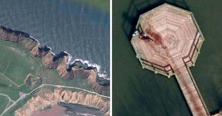 24 самых пугающих снимка с Google Earth