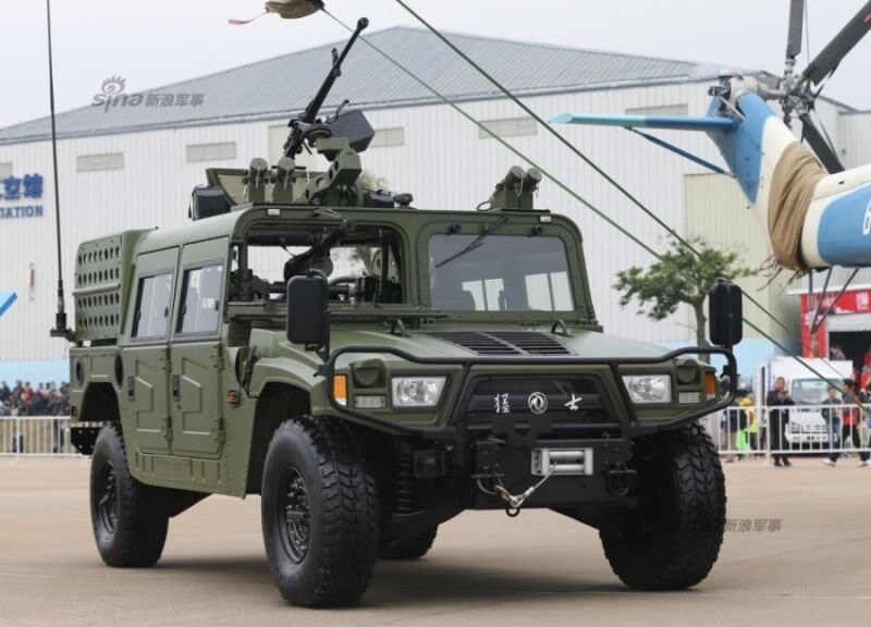 Dongfeng EQ2058 Mengshi — частично бронированная версия EQ2050