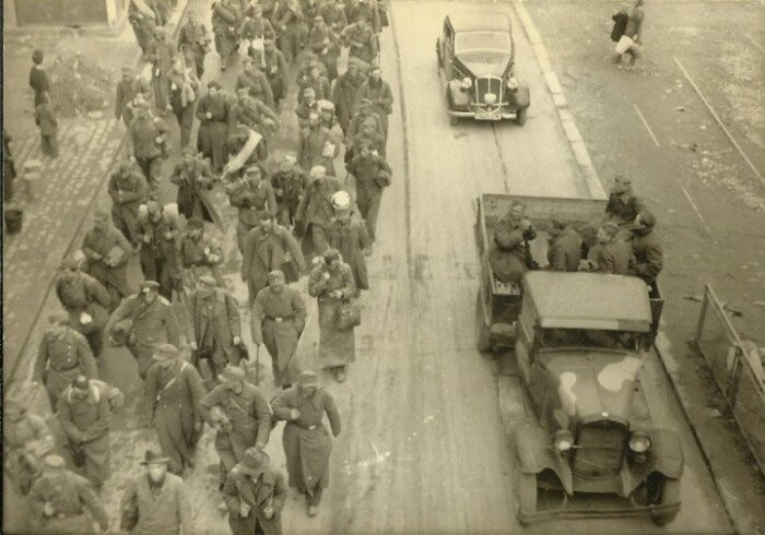 15. Колона немецких военнопленных