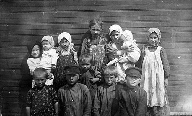 Крестьянские дети,  Фофоновская слобода, город Ряжск