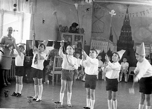 Детские утренники в детских садах СССР