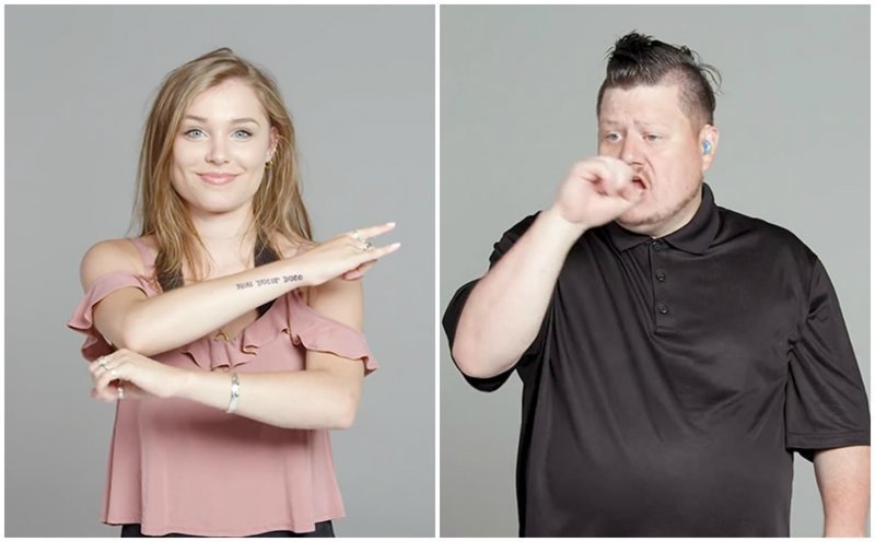 Как матерятся глухонемые? 16 ругательств на языке жестов