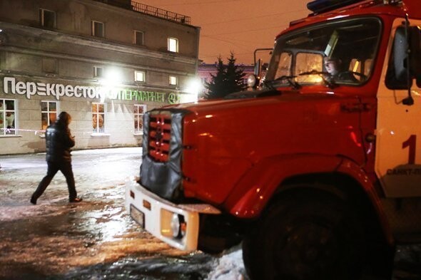 Появилось видео с подозреваемым во взрыве питерского «Перекрёстка»