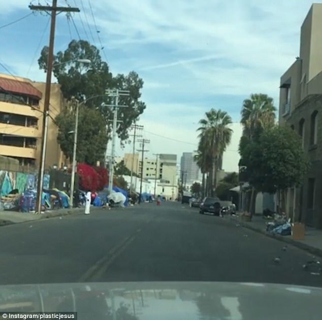 Шокирующее видео из самого бедного района Лос-Анджелеса