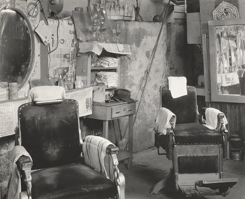 Типичный салон-парикмахерская в Атланте, 1936 год