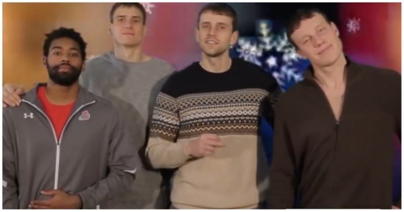Баскетболисты клуба «Локомотив-Кубанm» сняли веселую пародию на клип «Новый год» группы «Стекловата»