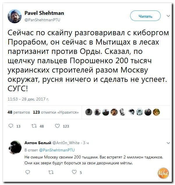 Политические коментарии соцсетей - 359