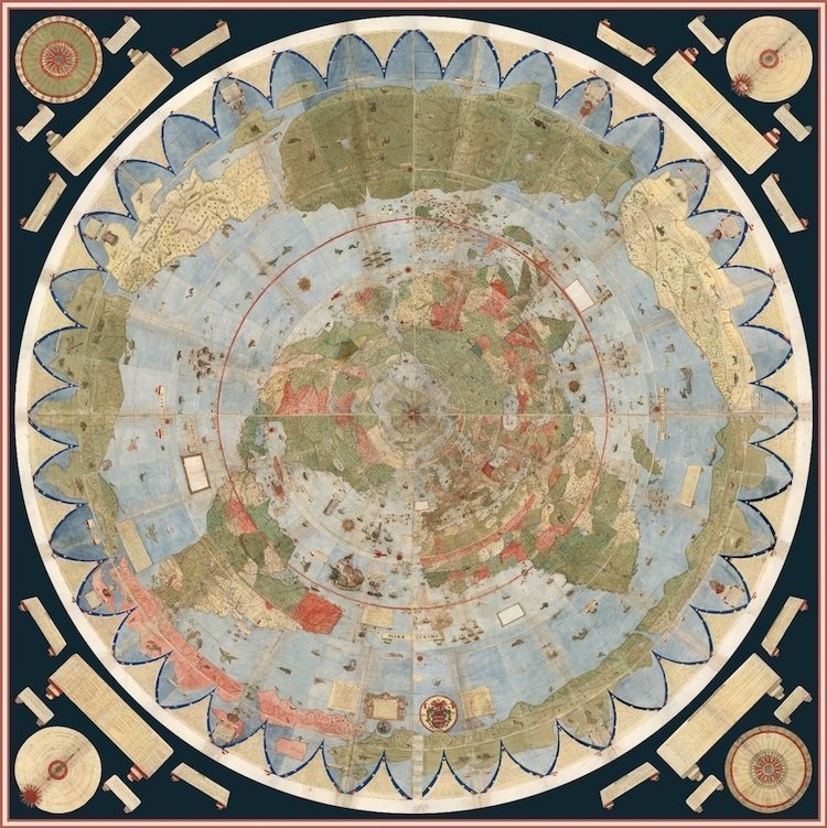 Дэвид Рамси владеет одной из двух существующих копий карты Монте. Он отсканировал и соединил цифровые изображение вместе, впервые получив карту мира Монте как единое целое