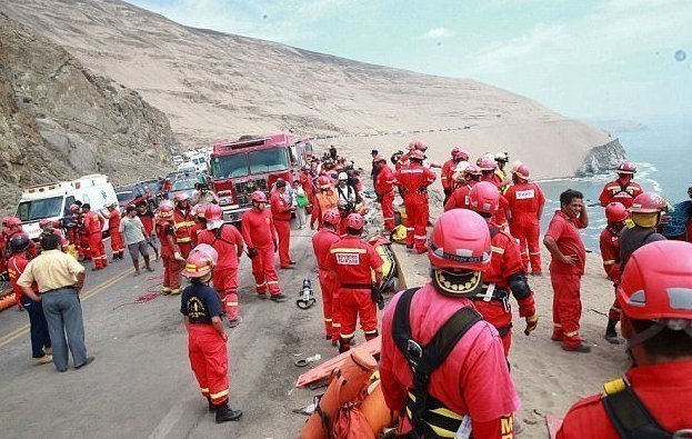 "Поворот дьявола" на горной дороге в Перу унес несколько десятков жизней